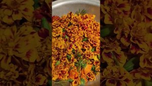 Цветы топинамбура и бархатцев на страже здоровья всю зиму.