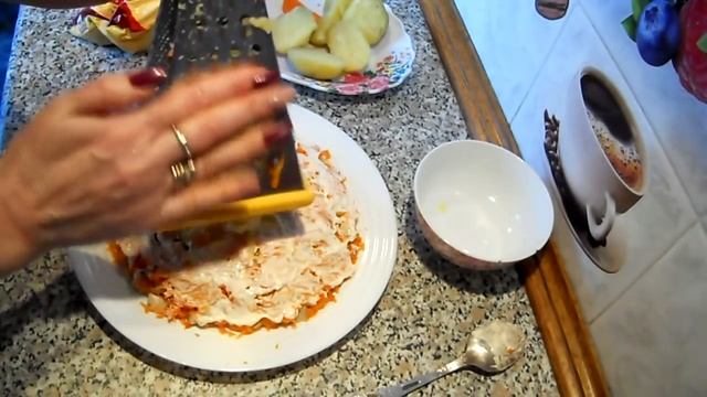 САЛАТ РУССКАЯ КРАСАВИЦА. ОЧЕНЬ НЕЖНЫЙ И ВКУСНЫЙ | Irina Belaja