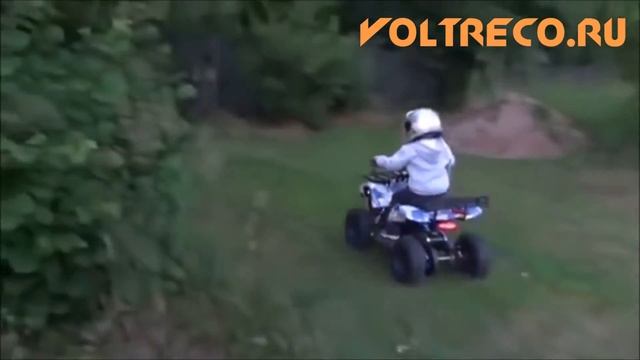 Электрический квадроцикл для детей Вольтрэко Voltreco.ru смотреть онлайн