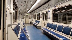 Поездка на метро. Вагон «81-717» "8434" (СПБ ГУП «Петербургский метрополитен»), по ?Линии 2?.