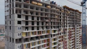 Динамика строительства ЖК "Меридиан Юг" Застройщик Меридиан Тюмень апрель 2022