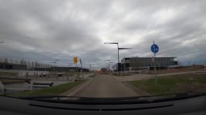 Driving in Hoofddorp, The Netherlands, 4K video
