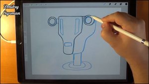 How to draw robot, Как нарисовать робота