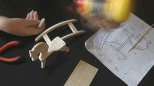 Как сделать деревянного коня? Изготовление кукольной игрушки - "Конь-качалка"