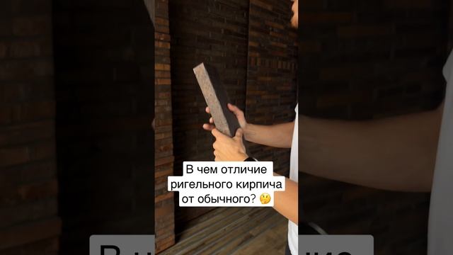 В чем отличие ригельного кирпича от обычного? ? #skriabin #кирпич  #кирпичныйдом  #плитка  #клинкер
