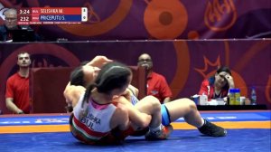 Qual. WW - 50 kg: M. SELISHKA (BUL) v. S. PRICEPUTU (ROU)