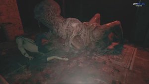 RESIDENT EVIL 8 VILLAGE - Baby Monster Eats Ethan (6 Different Camera Angles)