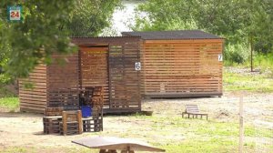 В районе речвокзала Абакана предприниматель самовольно оборудовал зону для отдыха на берегу реки