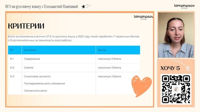 Лайфхаки для изложения + практика для ОГЭ 2024 по русскому языку | Lomonosov School