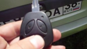 Открытие багажника с ключа,калина седан ваз 211183