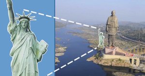 Рекорд 182 м – самая противоречивая и высокая статуя в мире.
