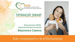 Как сохранить ГВ в больнице. Вероника Савина