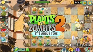 Plants vs Zombies 2 | Ancient Egypt | Day 10 (Grave Buster)
