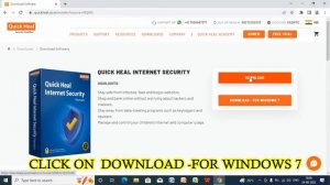 Quick Heal v23 For Windows 7. No Need To Update Windows 7 Direct install Quick Heal