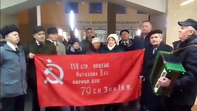 Песенный флешмоб в Калининграде 14.12.2016 смотреть онлайн