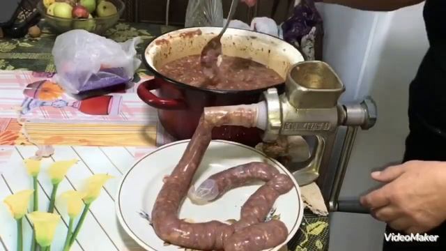 Супер рецепт. Домашняя печеночная колбаска, как я это делаю.