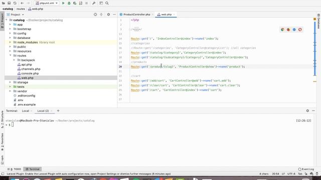 Laravel: Контроллер одного действия смотреть онлайн