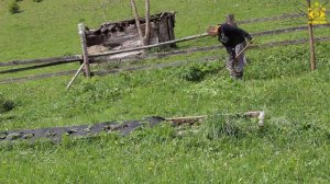 ОДИН ДЕНЬ ІЗ ЖИТТЯ МОЛОДОГО ГУЦУЛА ВЕСНОЮ В ГОРАХ / Щеплення дерев, орання, город, Коні ваговози.