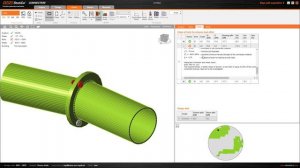 IDEA StatiCa Connection - Pipes endplate