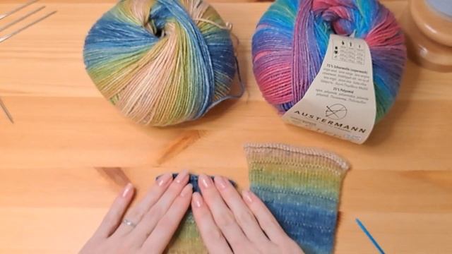 AUSTERMANN Step 6 HARMONIE????Носки из толстой пряжи c полой резинкой - REGIA NORDIC WINTER COLOR?
