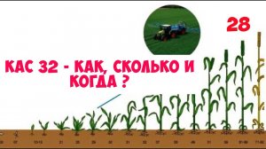 КАС-32 - Сколько, как и когда вносить ? Мой личный опыт по технологии внесения ...