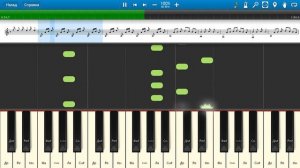 Ранетки - Зима (на пианино Synthesia cover) Ноты и MIDI
