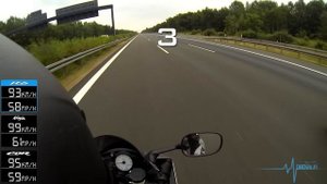 Kawasaki Ninja ZX-6R vs Yamaha R6 vs Honda CBR 600 RR - Acceleration [1080p]