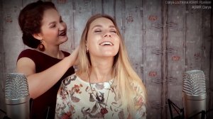 АСМР Пока-Пока ВОЛОСЫ Расчесывание: дурачимся, играем с волосами ASMR Bye-Bye HAIR Combing and fun