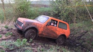 проверяем заваренный редуктор на ниве