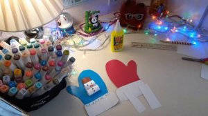 Поделка Рукавичка! Зимние поделки с детьми! Поделка в садик и в школу!