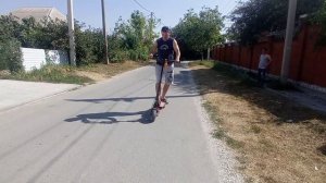 Самокат KUGOO G1 обзор! Тянет даже машину