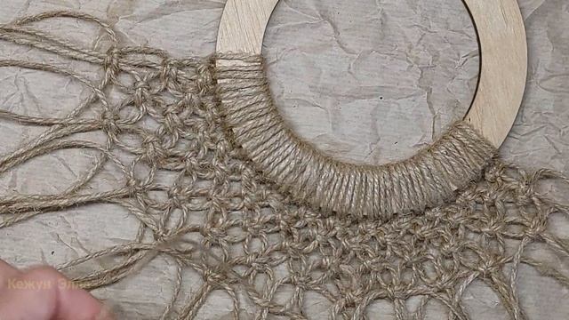 Мастер-класс сумка на кольцах в технике макраме. 1 часть. Пишите комментарии нужен ли МК дна сумочк смотреть онлайн