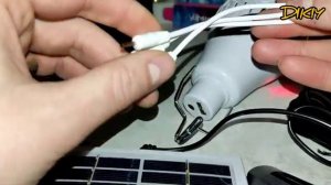 🟢ВЛОГ_11🟢 ДАЧНАЯ ЛАМПОЧКА СО ВСТРОЕННЫМ ПОВЕР_БАНКОМ НА СОЛНЕЧНОЙ БАТАРЕЕ/РАСПАКОВКА/ОБЗОР/ДИКИЙ