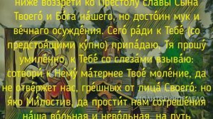 Молитва Пресвятой Богородице пред иконой "Коневская" | Аудио + текст на экране