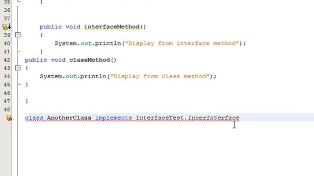 java tutorial for beginners 46 nested interface in java