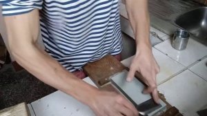 Как точить длинные стамески how to sharpen long chisel さしノミ研ぎ方