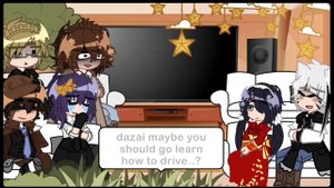 Bsd react to dazai || w.i.p || bsd x gacha