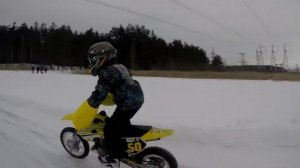 Мотокросс Тренировка в поселке Большое Козино 3.02.18