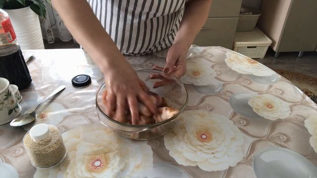 Куриное крыло в духовке В медово горчичном соусе   Как приготовить быстро и вкусно Можно к пиву .