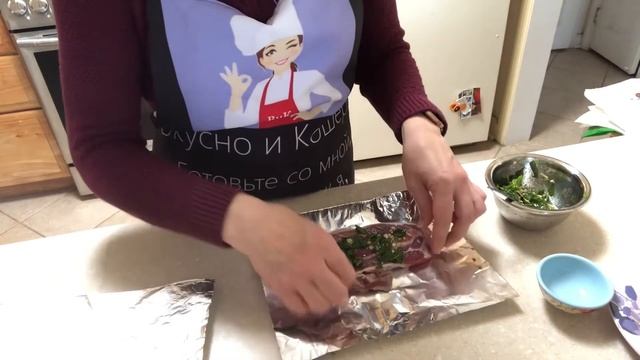 Баранина в духовке с мятой смотреть онлайн