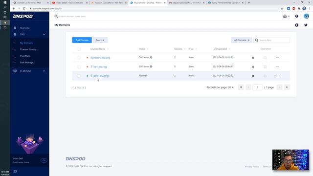 Get Free Subdomain From EU.ORG & Integrate With Cloudflare
