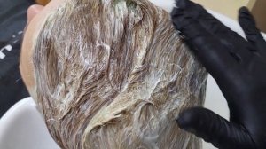 Hair coloring.Выход в блонд из темного.