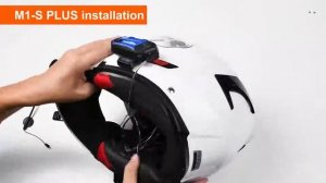 How to Install Fodsports M1-S Plus motorcycle Bluetooth headset to helmet