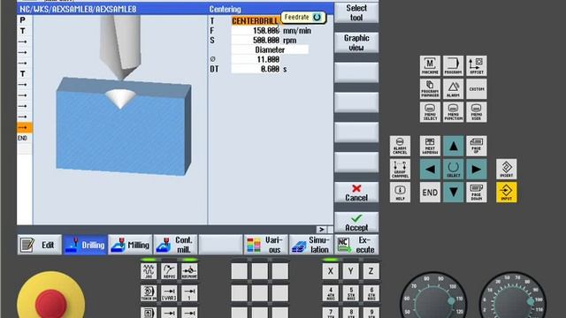 SINUMERIK Operate SinuTrain фрезерная обработка с ShopMill 2.Урок смотреть онлайн