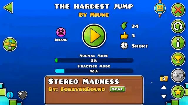 ПРОХОЖУ CRAZY III | GEOMETRY DASH | REQ - ON смотреть онлайн