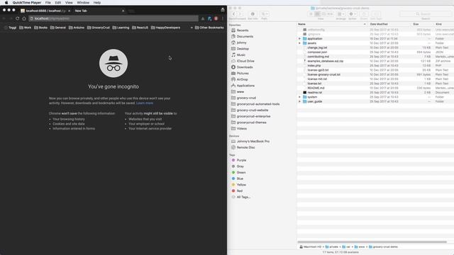 Create a Codeigniter CRUD with Grocery CRUD Installation