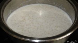Овсяная каша на молоке