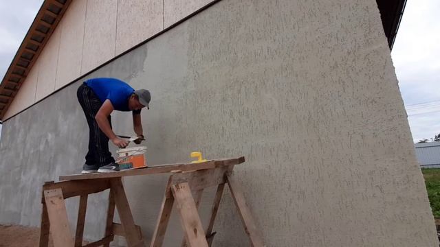 Декоративная Штукатурка | Фасад дома своими руками смотреть онлайн