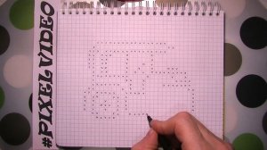 Как рисовать Машину по клеточкам / Рисунки по клеточкам #pixelvideo