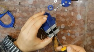 Перистальтический топливный насос, для отработки. Peristaltic fuel pump, assembly.